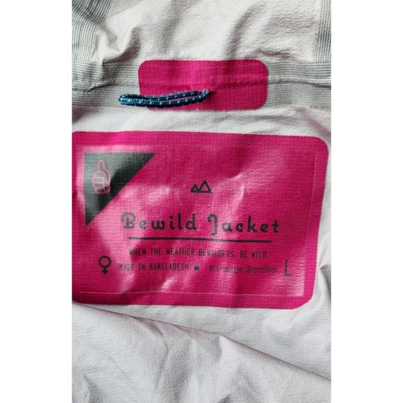 Trew BeWild Jacket Womens Waterproof Hooded Rain Snowboard Ski Windbreaker - Picture 10 of 13